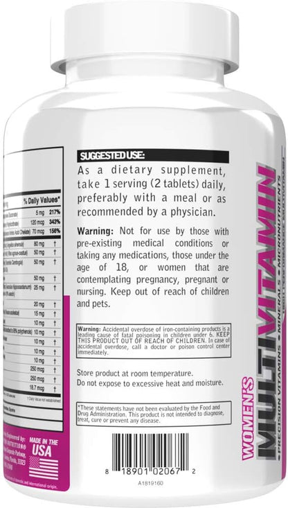 Evlution Nutrition Multivitamínico para – Ácido fólico: contribuye al crecimiento de los tejidos maternos durante – Image 6
