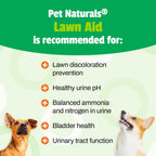 Pet Naturals Lawn Aid – Snacks blandos para perros, neutralizador de orina, previene quemaduras del césped, apoyo a la vejiga y tracto urinario, sabor a pollo, 60 unidades