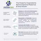 MaternityMax Vitaminas Prenatales para Perros y Gatos - Suplemento Pre y Postnatal con Probióticos, Glucosamina, MSM, CoQ10 y Vitaminas Esenciales - 90 Chews Blandos Sabor Salmón