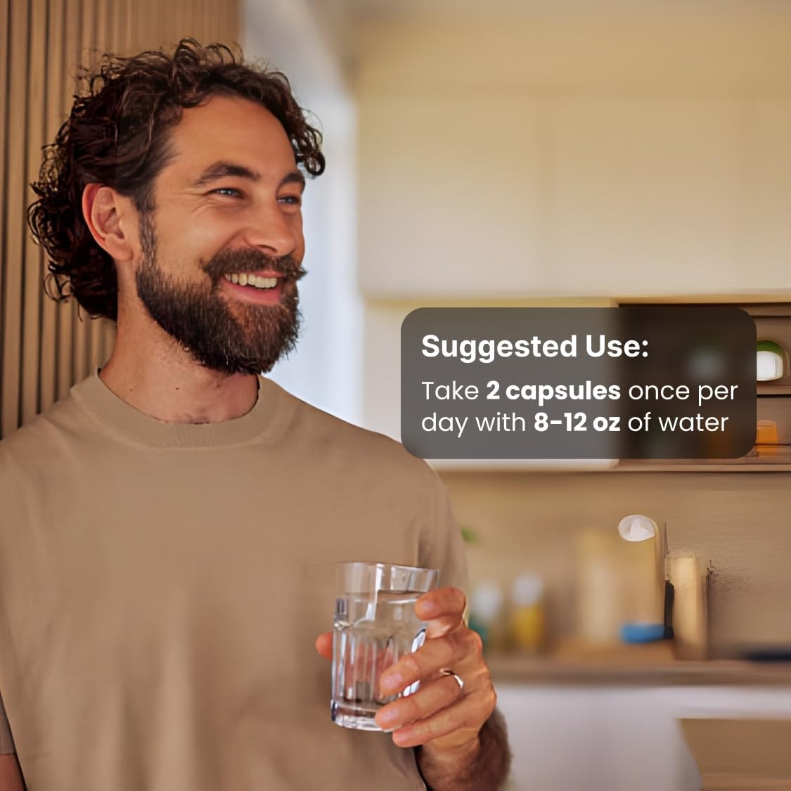 CHOQ Daily con 500mg PrimaVie Shilajit, Safed Musli y Tribulus - Suplemento Diario para Hombres, 60 Cápsulas Veganas