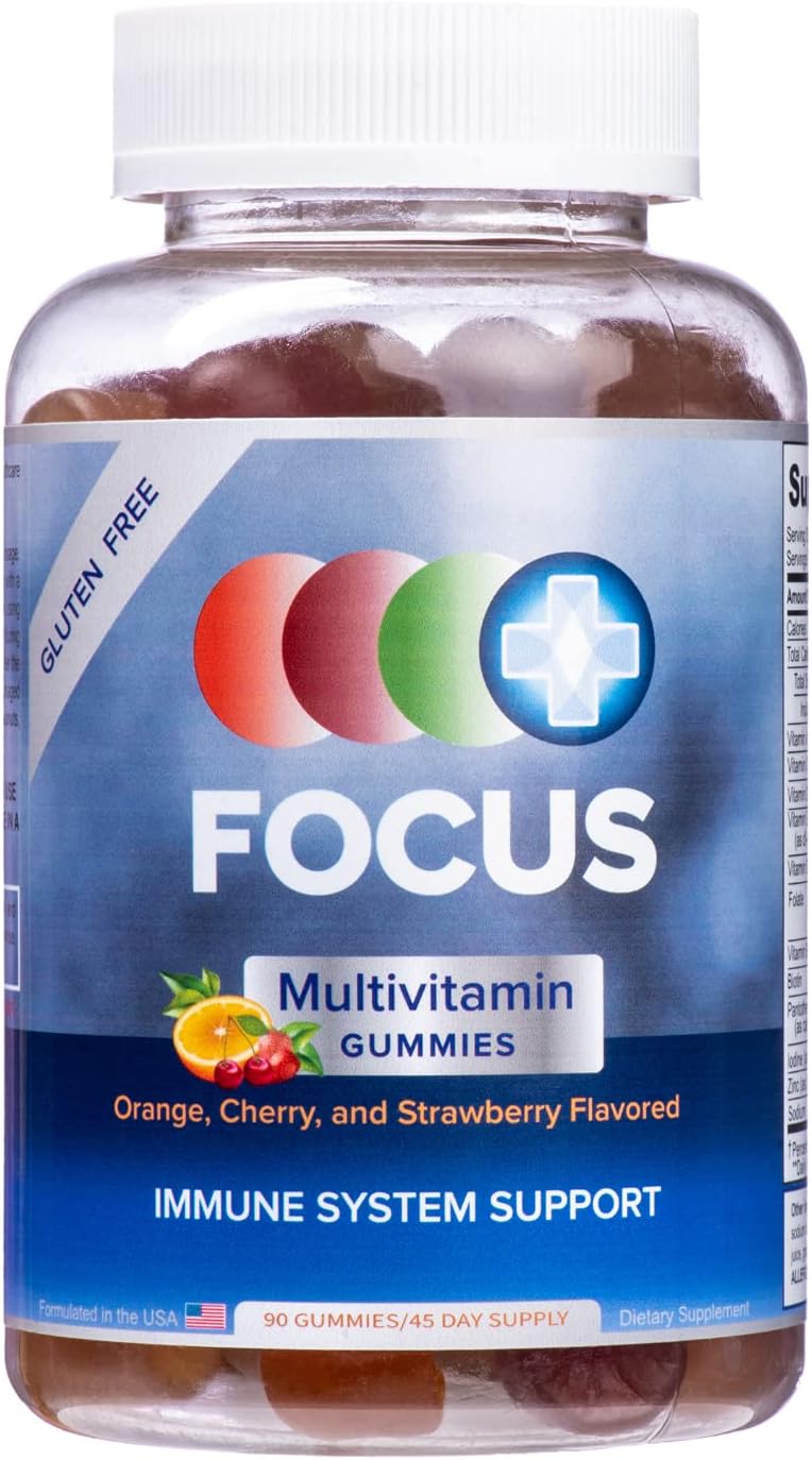 Focus Multivitamin Gummies - 90 Gominolas, 45 Días