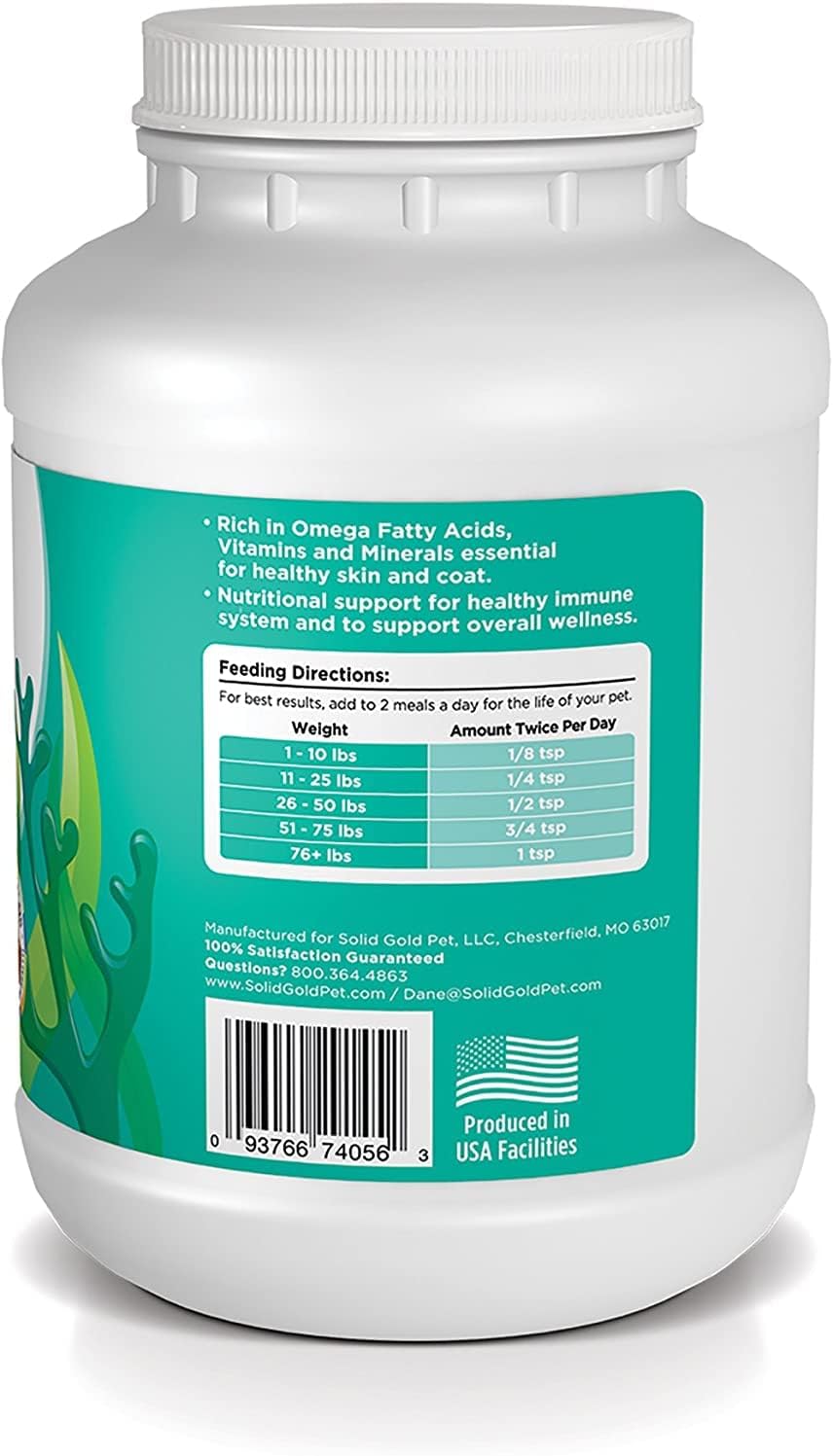 Solid Gold SeaMeal Multivitamínico en Polvo para Perros y Gatos - 5 lb
