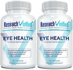 Research Verified Eye Health - Complejo de Vitaminas A, B, C y E - 360 Cápsulas (6 Meses)