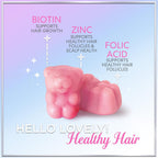 Hello Lovely! Gomitas de Biotina 5000mcg – Cabello, Piel y Uñas, 60 gomitas