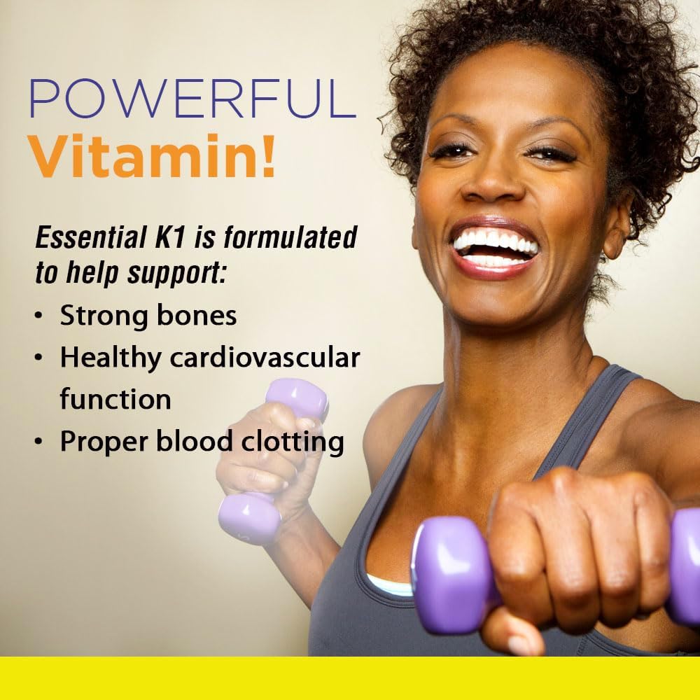 Nature's Life Vitamina K1 1000 mcg - 50 Cápsulas Vegetarianas