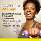 Nature's Life Vitamina K1 1000 mcg - 50 Cápsulas Vegetarianas