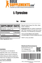 BulkSupplements L-Tirosina en Polvo - 500 mg por Ración, 5 kg
