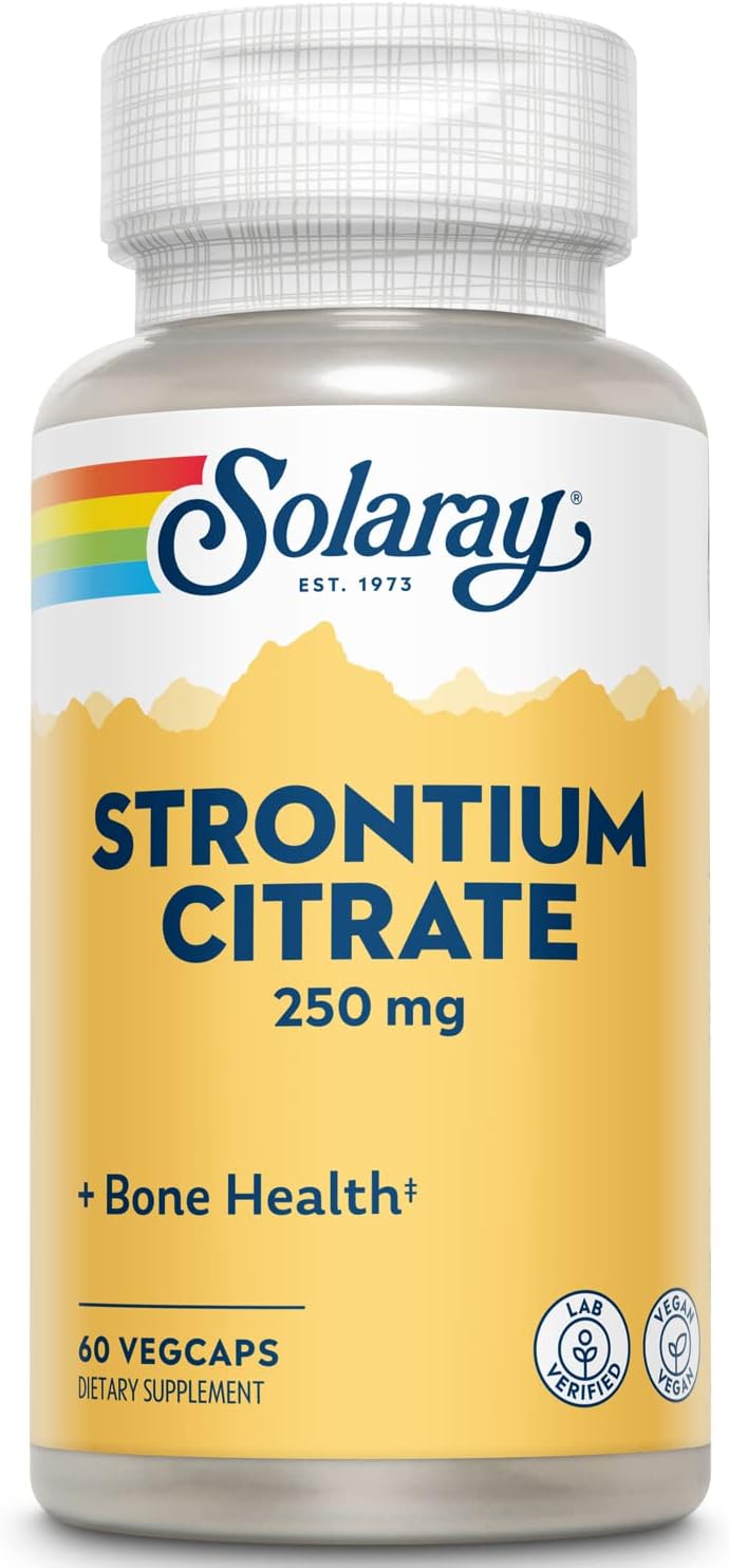 Solaray Citrato de Estroncio 60 cápsulas (Pack de 2)