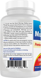 Extracto de Moringa 10:1, 1500 mg, 180 cápsulas - Best Naturals