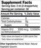 Life Solutions Vitamina B12 Metilcobalamina Líquida - 60 ml