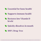 Natrol Vitamina D3 2.000 UI Comprimidos de Disolución Rápida, 90 Unidades