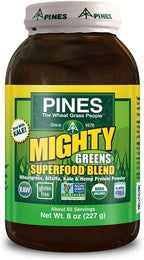 Pines Organic Mighty Greens Mezcla Superalimento, 227 g