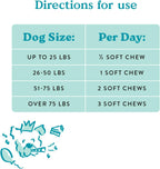 Bocce's Bakery Multivitamínico para Perros - Masticables Diarios Multi-funcionales con Mezcla de Vitaminas Esenciales, Sabor Queso y Miel, 60 uds