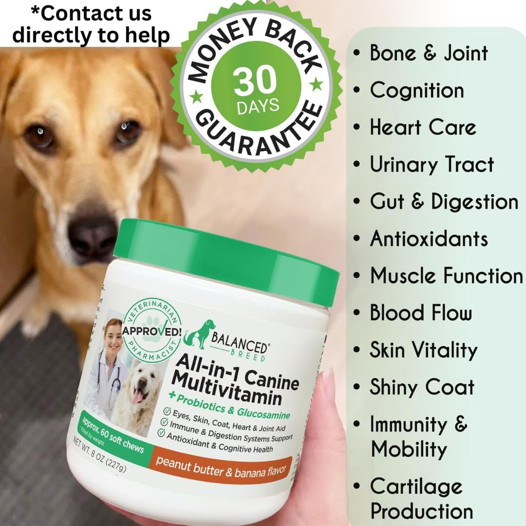 Balanced Breed All-in-1 Multivitamínico para Perros