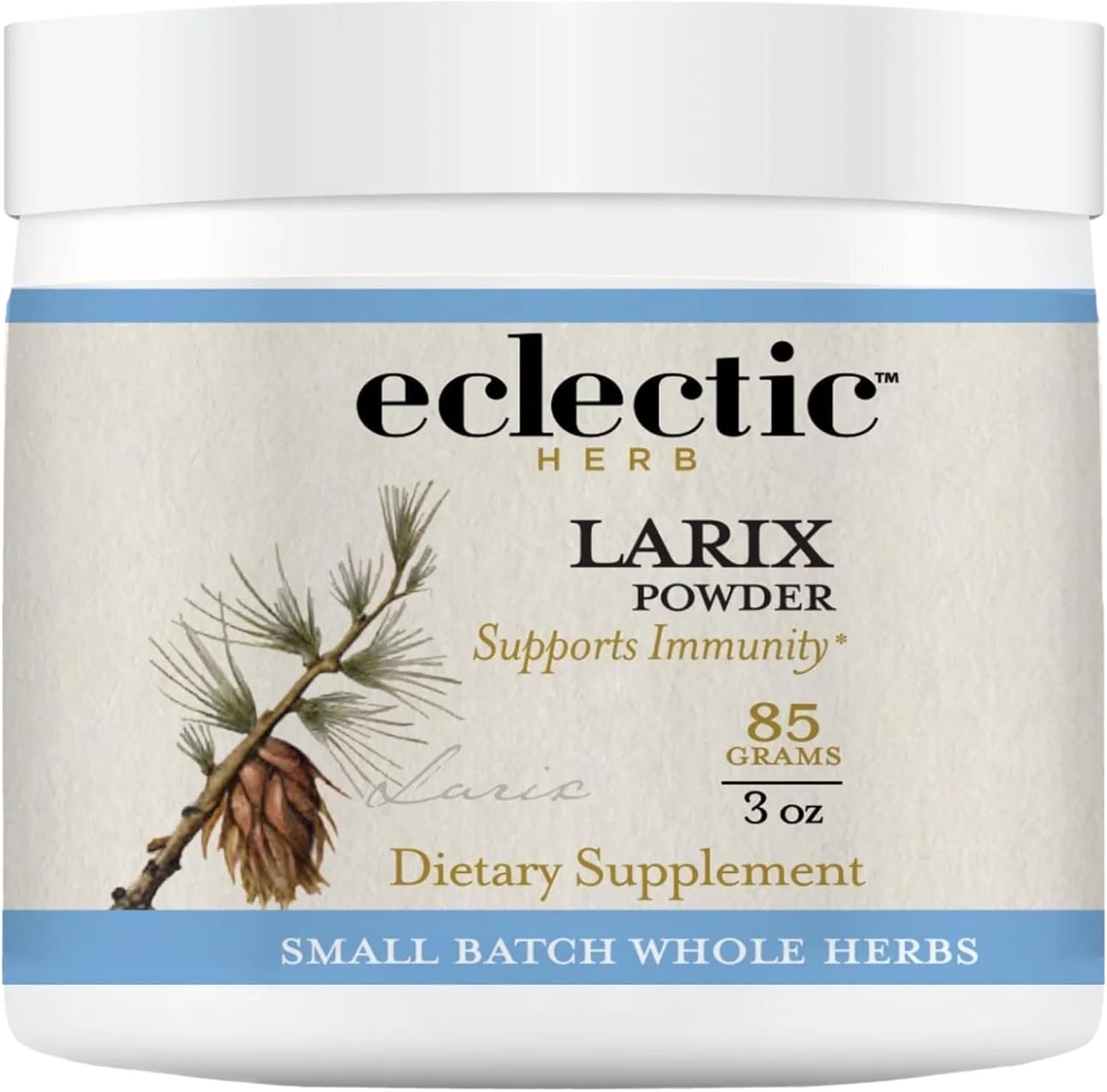 Eclectic Herb Organic Larch Powder | Natural Immune System and Gut Health Support | Larix laricina | Vegan, Gluten-Free, Non-GMO (85 g)