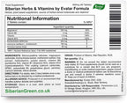Siberian Herbal Formula Sna Evalar 40 Comprimidos 500 mg