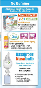 NeilMed Sinus Rinse Kids - Kit de Lavado Nasal Natural - 60 Sobres Premesclados