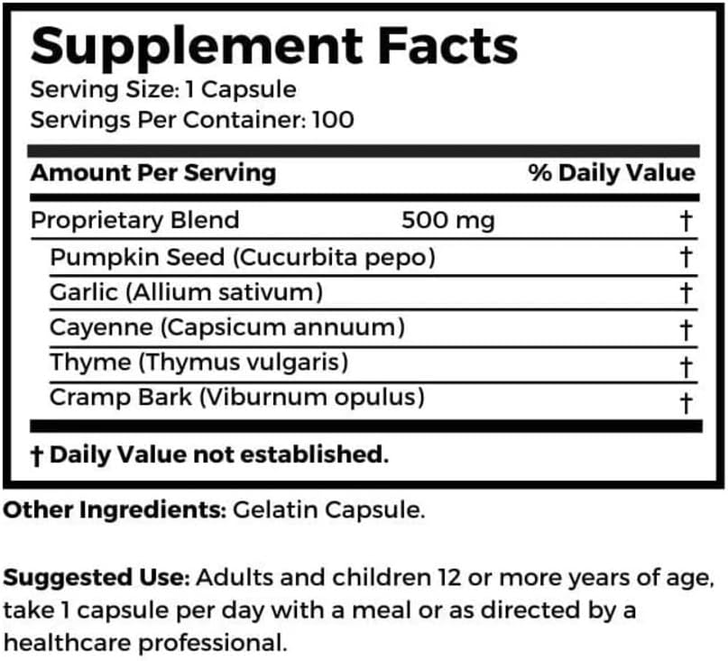 Dr. Clark Raz-Caps Supplement, 500mg, 100 Cápsulas de Gelatina
