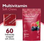 Celebrate Vitamins Multivitamínico Bariátrico en Pastillas Blandas - Vitaminas y Minerales Esenciales - Sin Azúcar, Sin Gluten - Suplemento para Bypass Gástrico y Manga Gástrica - Sabor a Bayas (60 unidades)