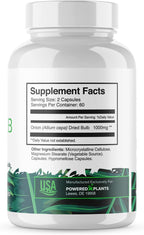 Onion Bulb Extract 1000mg – Pure All Natural Onion (Allium Cepa) Dried Bulb – 120 Cápsulas