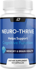 Neuro Thrive Complemento para el Cerebro y la Memoria, 60 Cápsulas