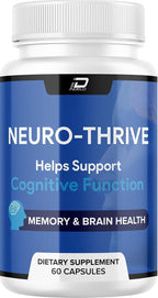 Neuro Thrive Complemento para el Cerebro y la Memoria, 60 Cápsulas