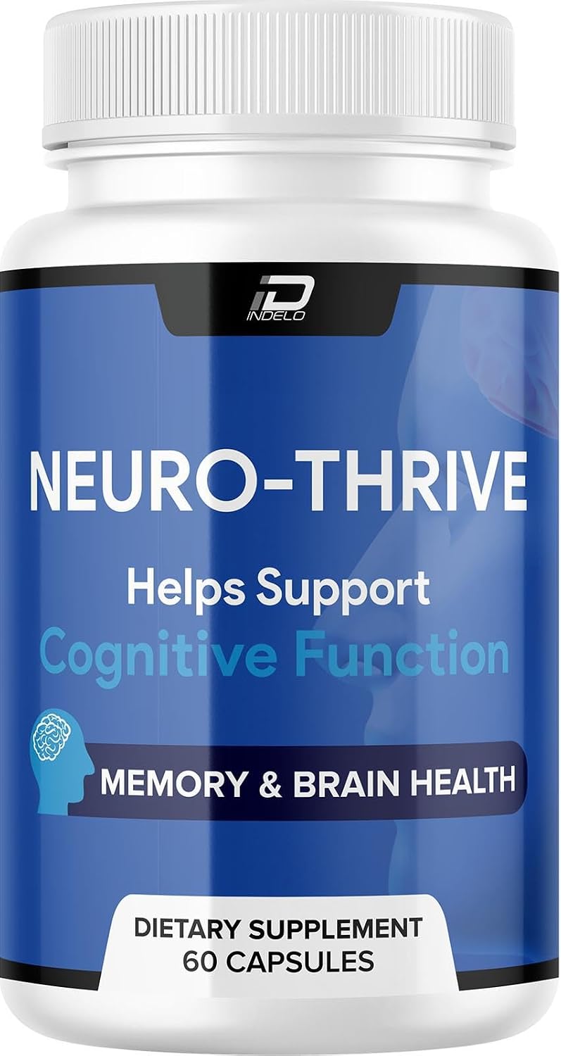Neuro Thrive Complemento para el Cerebro y la Memoria, 60 Cápsulas
