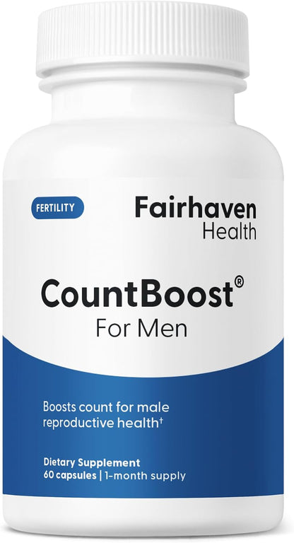 Fairhaven Health CountBoost para Hombres – – Vitamina C: Contribuye a la protección de las células frente al daño – Image 1