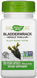 Nature's Way Fucus Vesiculosus (Fucus) Tallo Entero 580 mg, 100 Cápsulas (Paquete de 2)