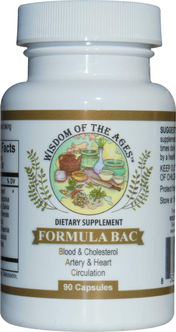 Wisdom of the Ages Fórmula BAC Apoyo Cardiovascular Total, 90 Cápsulas