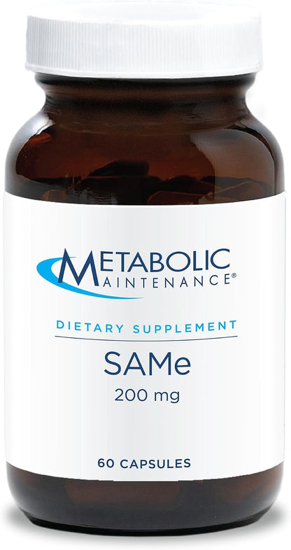 Metabolic Maintenance SAMe 200 mg - 60 – Apoyo al estado de ánimo: El SAMe cruza la barrera hematoencefálica y – Image 1