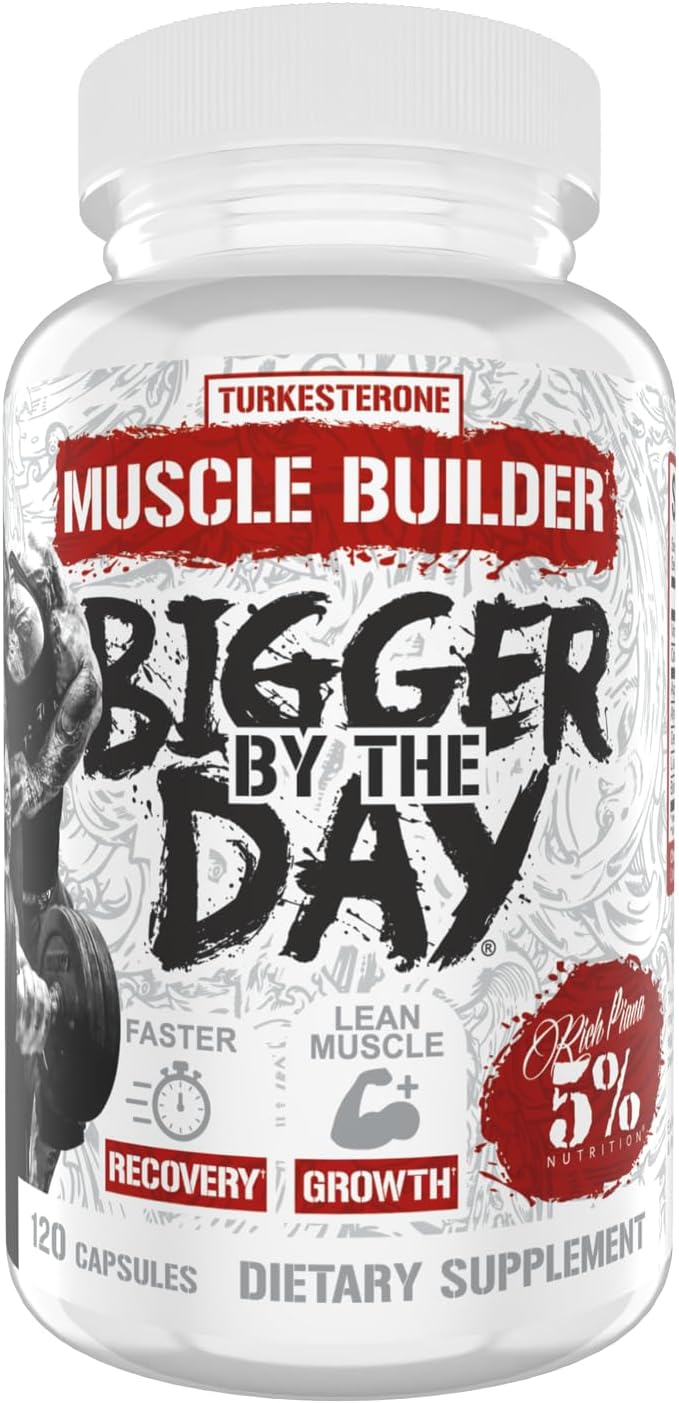 5% Nutrition BiggerByTheDay – 120 Cápsulas (30 Dosis)