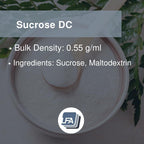 Sucrose DC Powder con 3% Maltodextrina - 5 kg (11 lb) - Agente de Compresión Directa para Comprimidos