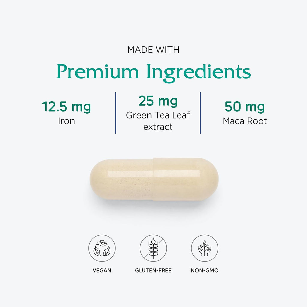 Vitanica FemTeen Symmetry: Multivitamínico para Adolescentes, Vegano, 120 Cápsulas