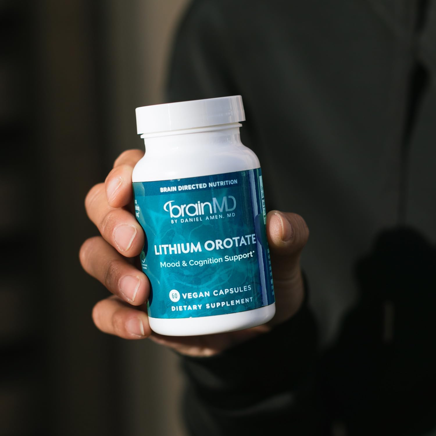 BRAINMD Litio Orotato - 60 Cápsulas - Apoyo Cerebral - Sin Gluten