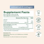 Bloom Nutrition Bovine Colostrum Powder Packet, Unflavored, 15 Servings