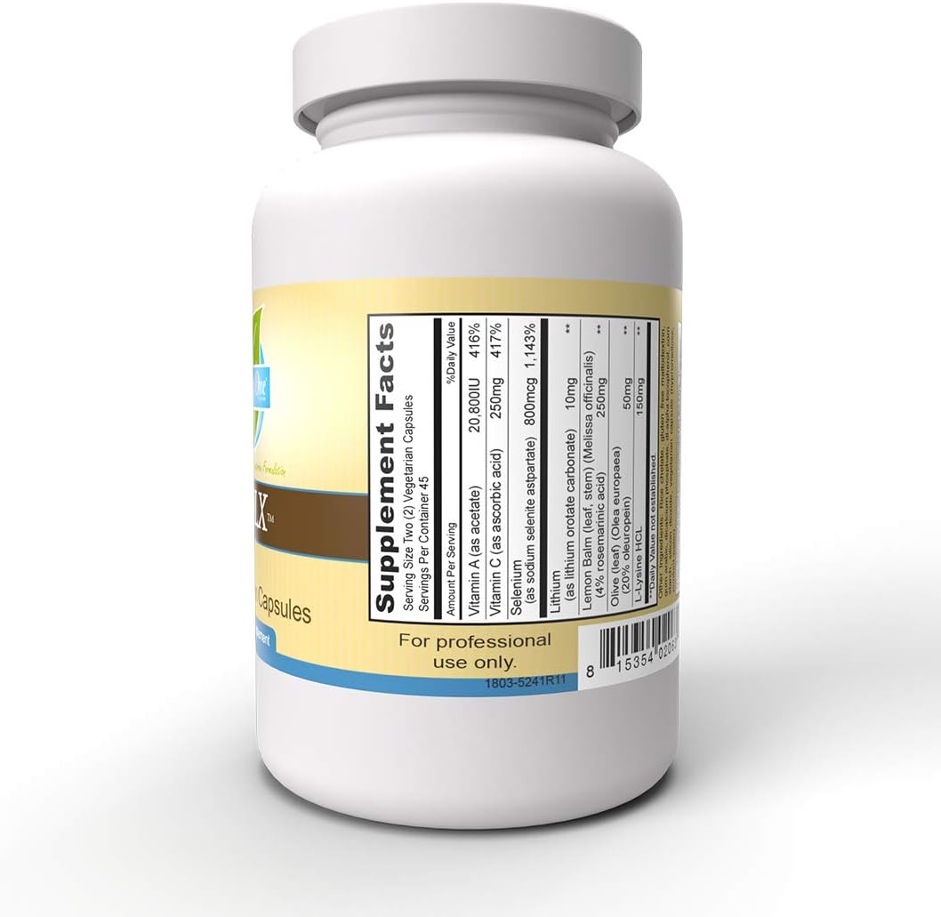 Priority One Vitamins H2PLX – Fórmula especializada de apoyo inmunológico con litio y extracto de melisa, 90 cápsulas vegetarianas