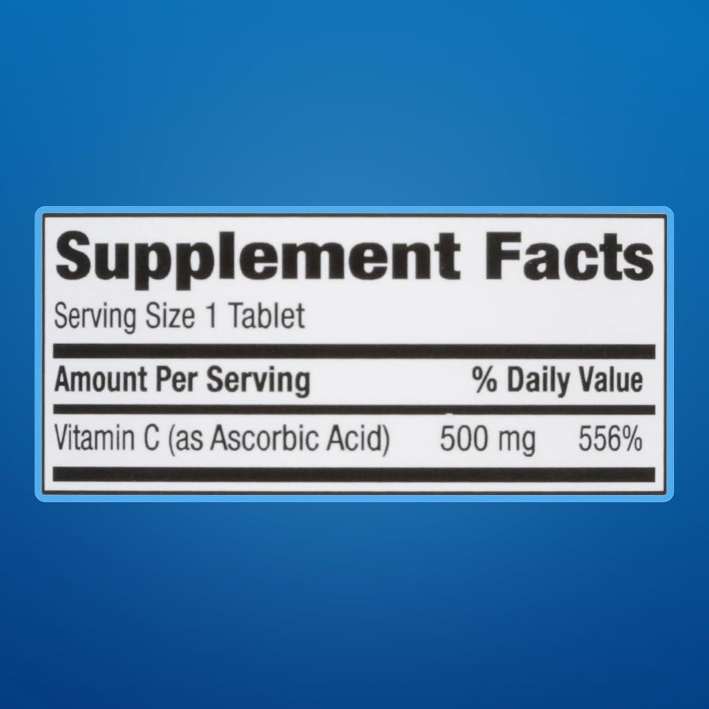 MAJOR Vitamina C 500 mg Ácido Ascórbico - 300 Comprimidos