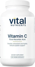 Vital Nutrients Vitamina C 1000 mg - 220 Cápsulas - Ácido Ascórbico Puro