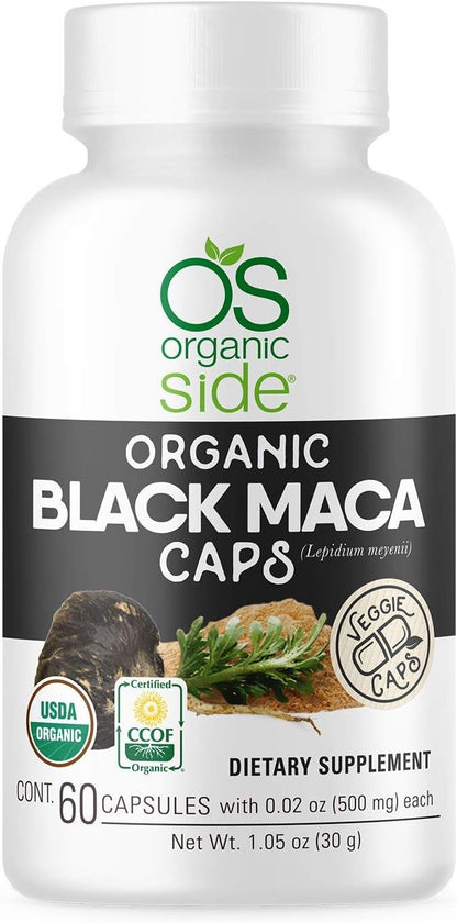 Organic Black Maca 60 Cápsulas | Suplemento Natural con Maca Negra Orgánica – Image 1