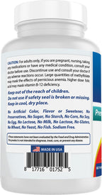 Best Naturals Metilfolato 7500 mcg - 60 Cápsulas Vegetales