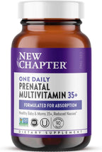 New Chapter Vitaminas Prenatales One Daily 35+ con Metilfolato y Colina - 90 Comprimidos