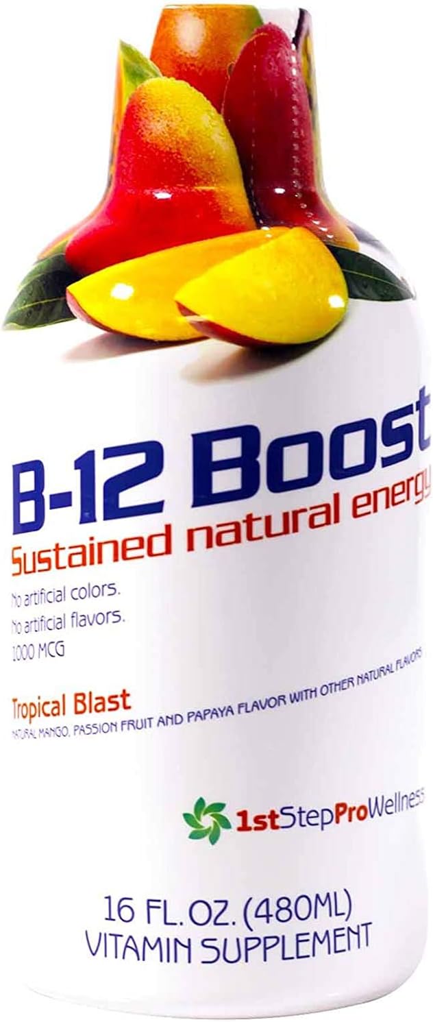 1st Step Liquid B-12 Tropical Blast - 473 ml