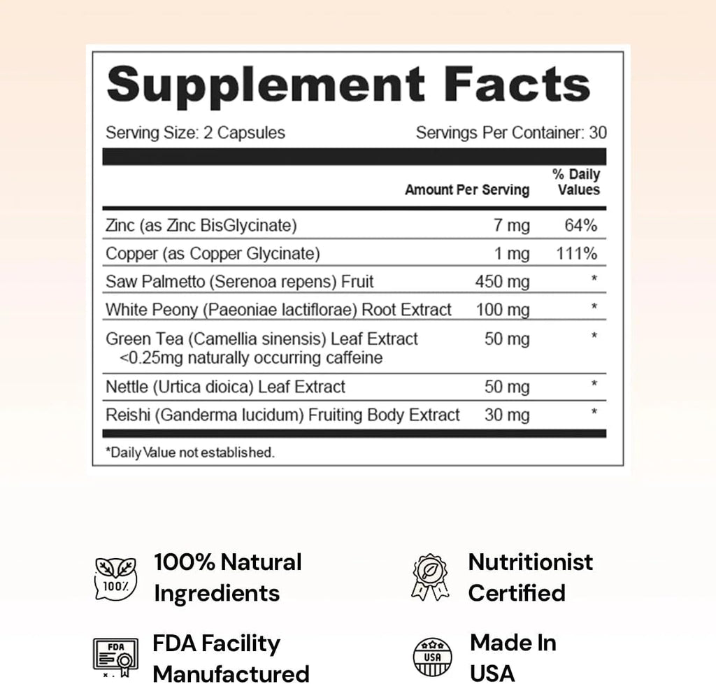Nourished AndroEase Plus - Equilibrio Hormonal Vegano para Mujeres - Zinc, Reishi, Té Verde y Saw Palmetto - para Energía, Vitalidad y Bienestar Diario - 60 Cápsulas, Hecho en EE.UU.