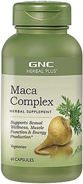 GNC Herbal Plus Complejo de Maca - 30 Cápsulas Vegetarianas