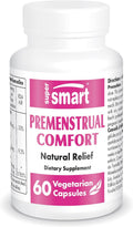 SuperSmart Premenstrual Comfort (Fórmula Avanzada) - Vitex Agnus-Castus y Vitamina B6 - 60 Cápsulas Vegetales