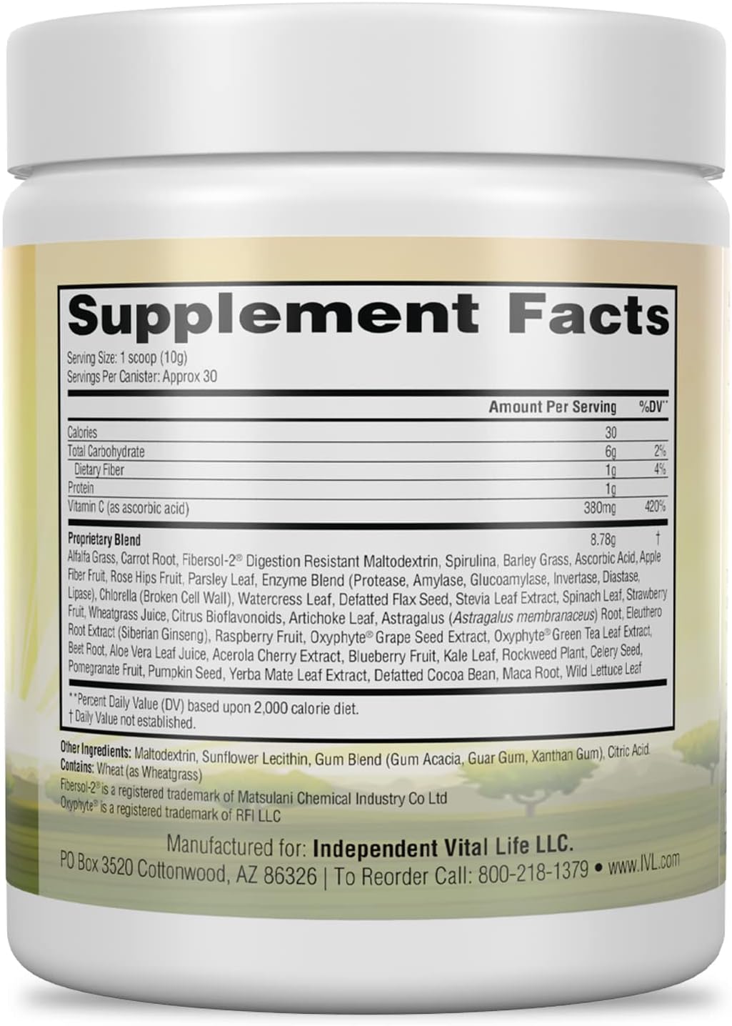 IVL - All Day Energy Greens - Superalimentos Verdes en Polvo