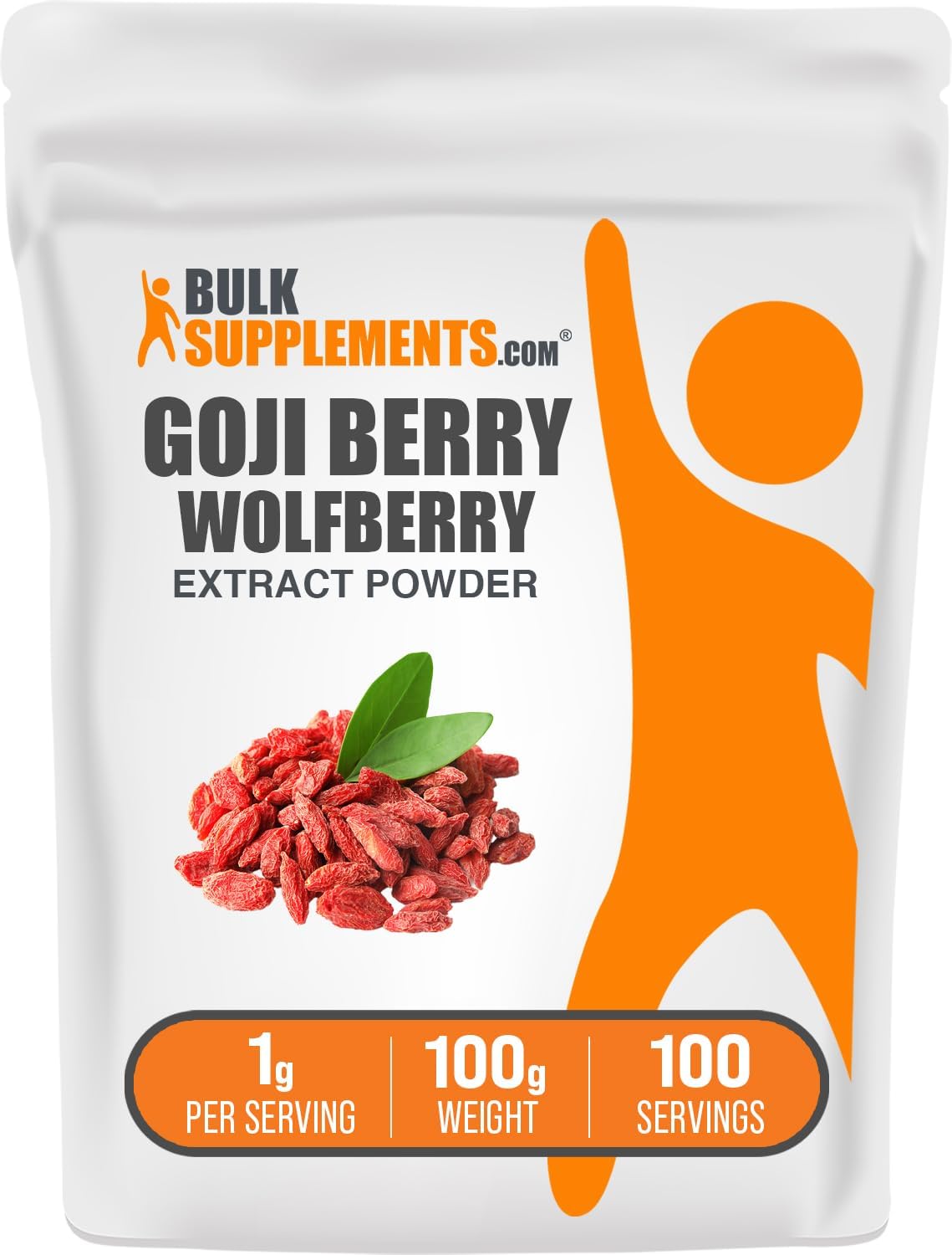 Goji Berry (Wolfberry) Extract Powder - 100g - Vegan & Gluten Free