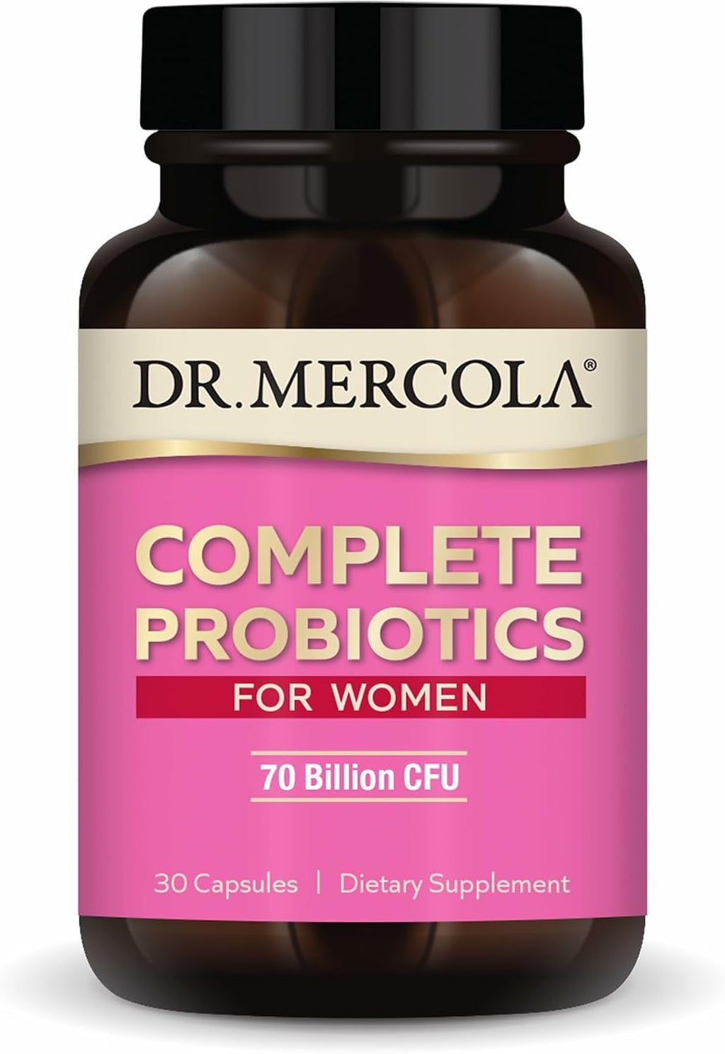 Dr. Mercola Complete Probiotics for Women - 70B UFC - 30 Cápsulas