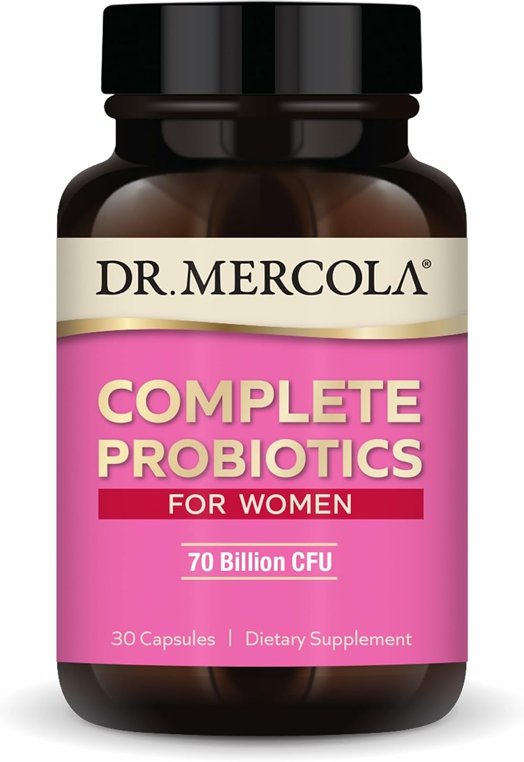 Dr. Mercola Complete Probiotics for Women - 70B UFC - 30 Cápsulas